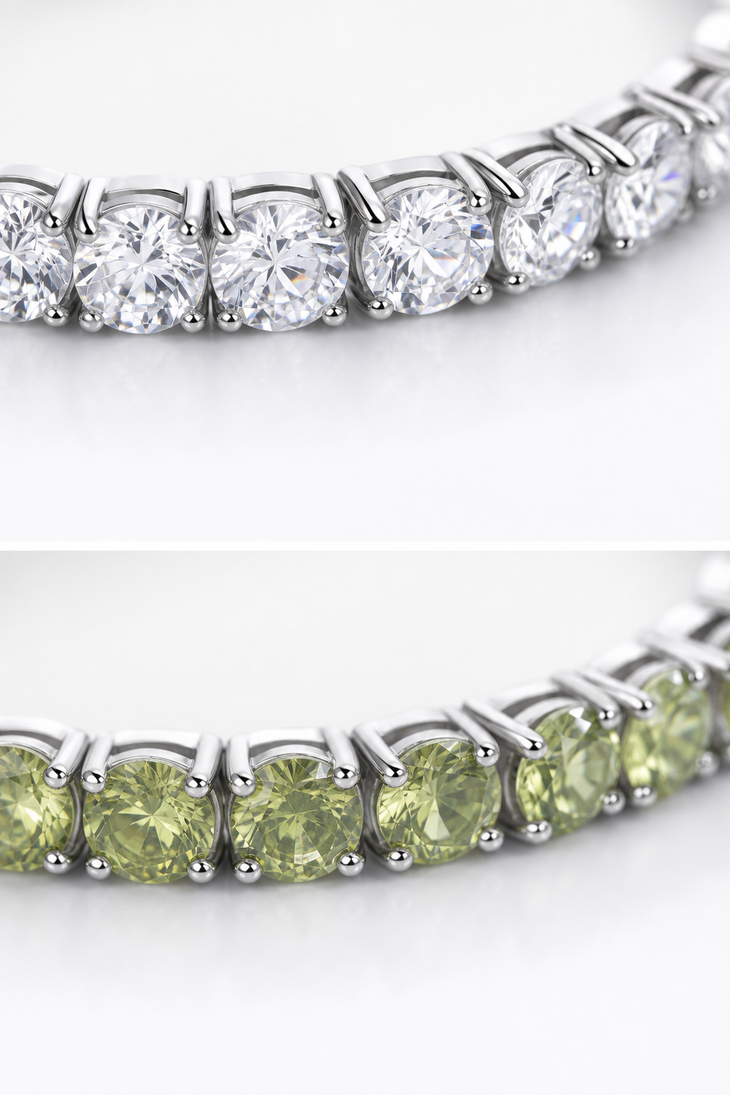 Clasp-Free 4mm Stretch Waterproof Tennis Bracelet